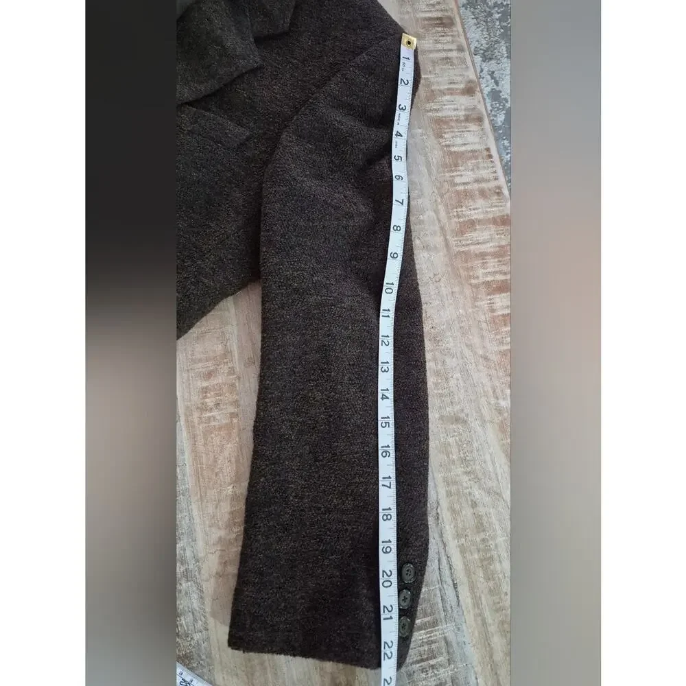 Lanificio Mario Zegna Wool Cashmere Brown Textured Blazer Sport Coat 40R Manstar